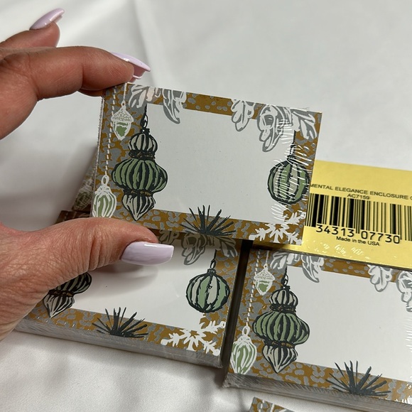 Ornamental Elegance Enclosure Card 3.5x2.25" Pack of 50 - Picture 3 of 6